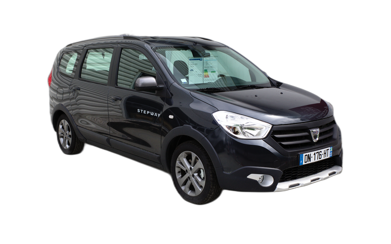 Dacia Lodgy MPV, driekwart vooraanzicht