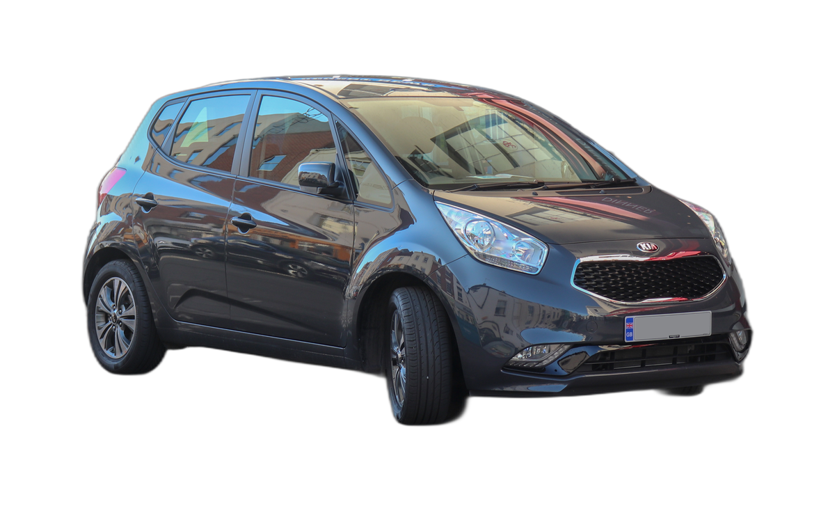 Kia Venga vooraanzicht, jumpstarter kiezen bij AutoXtreme