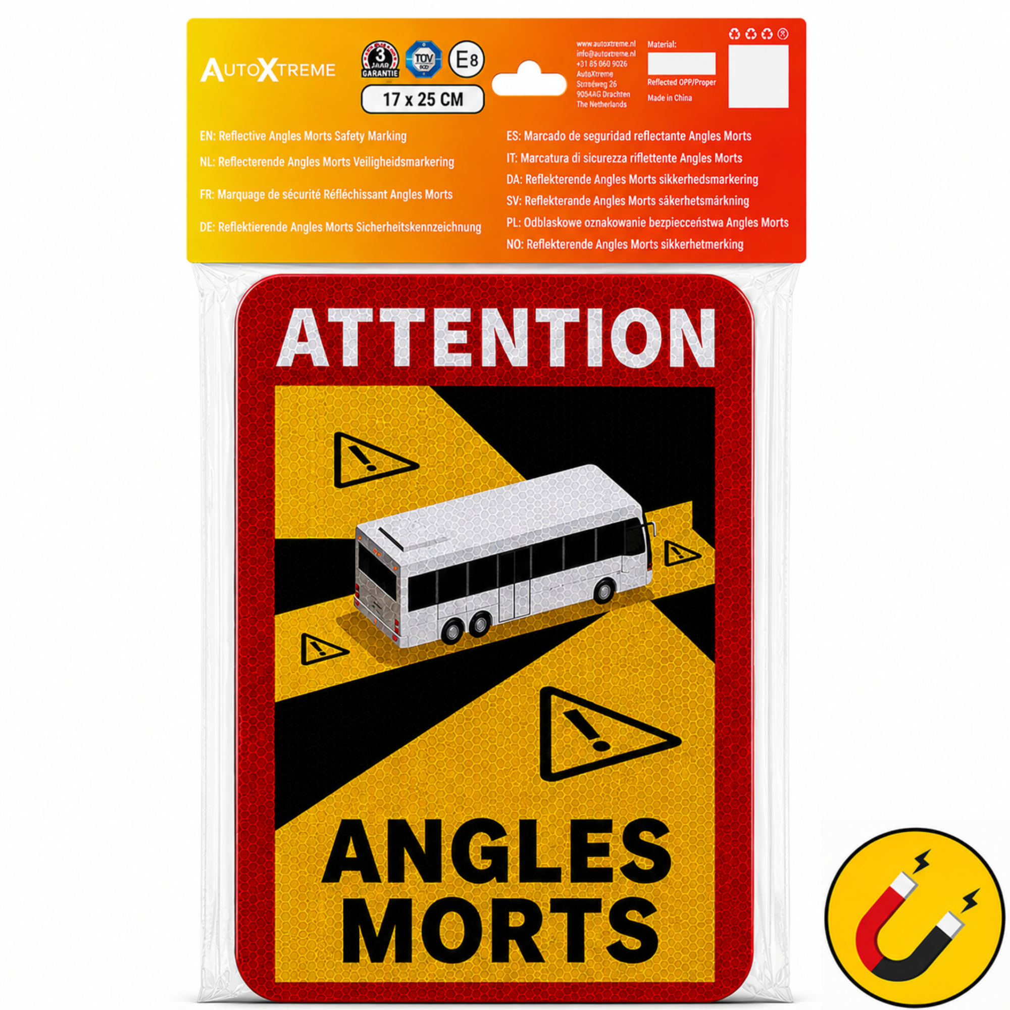 Angles Morts Bus & Camper - Magneet