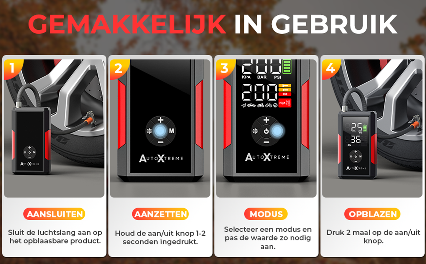 AutoXtreme Air-200 - Luchtcompressor - 12V