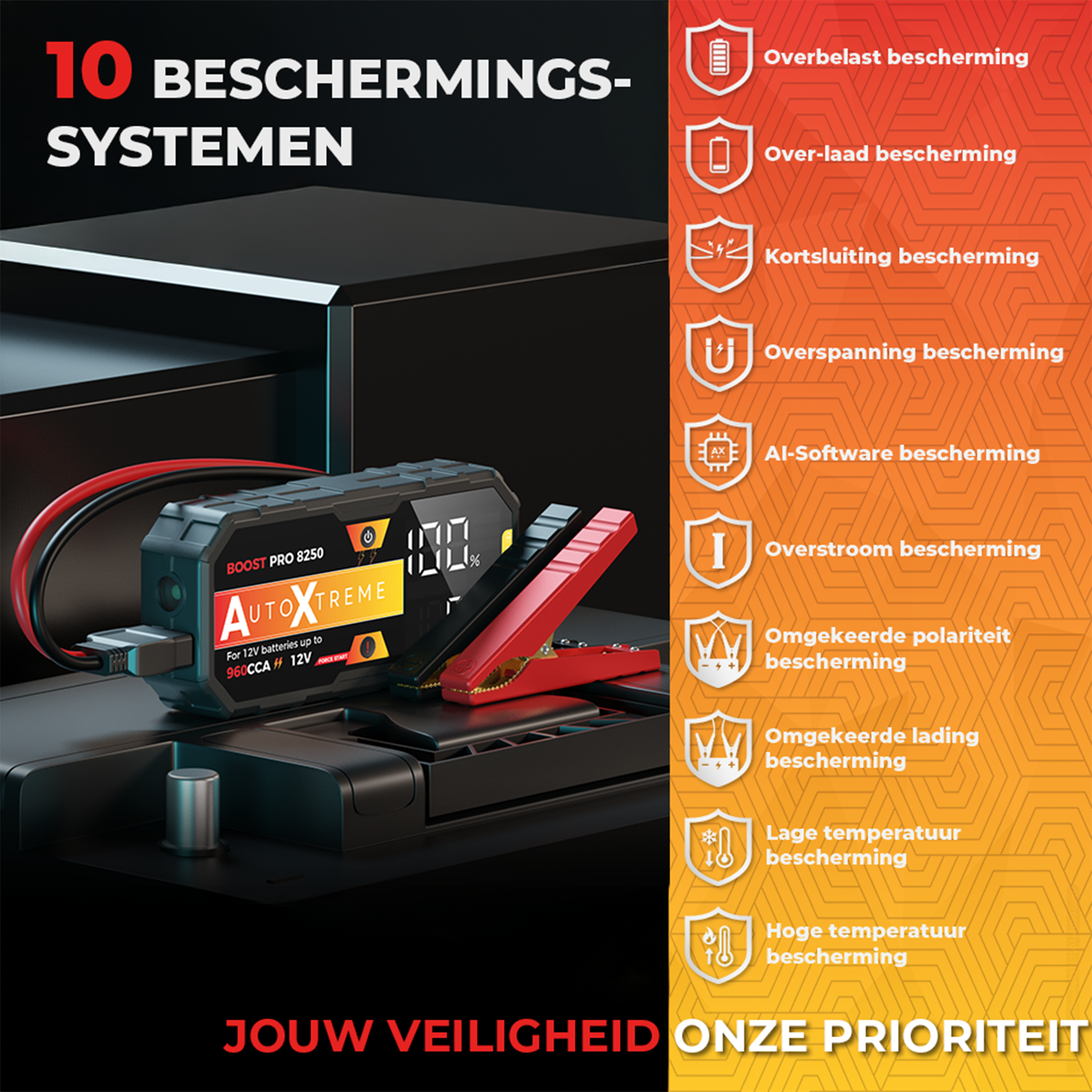 Boost Pro 8250 - 960CCA - Jumpstarter - Preorder - Levering Juni 2026