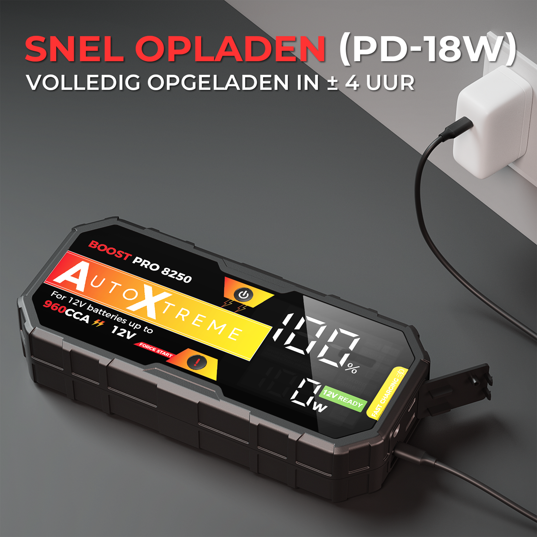 Boost Pro 8250 - 960CCA - Jumpstarter - Preorder - Levering Juni 2026