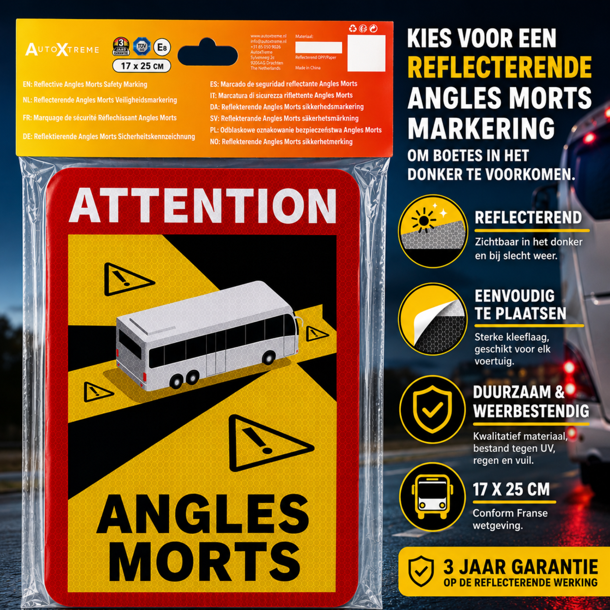 Angles Morts Bus & Camper - Sticker