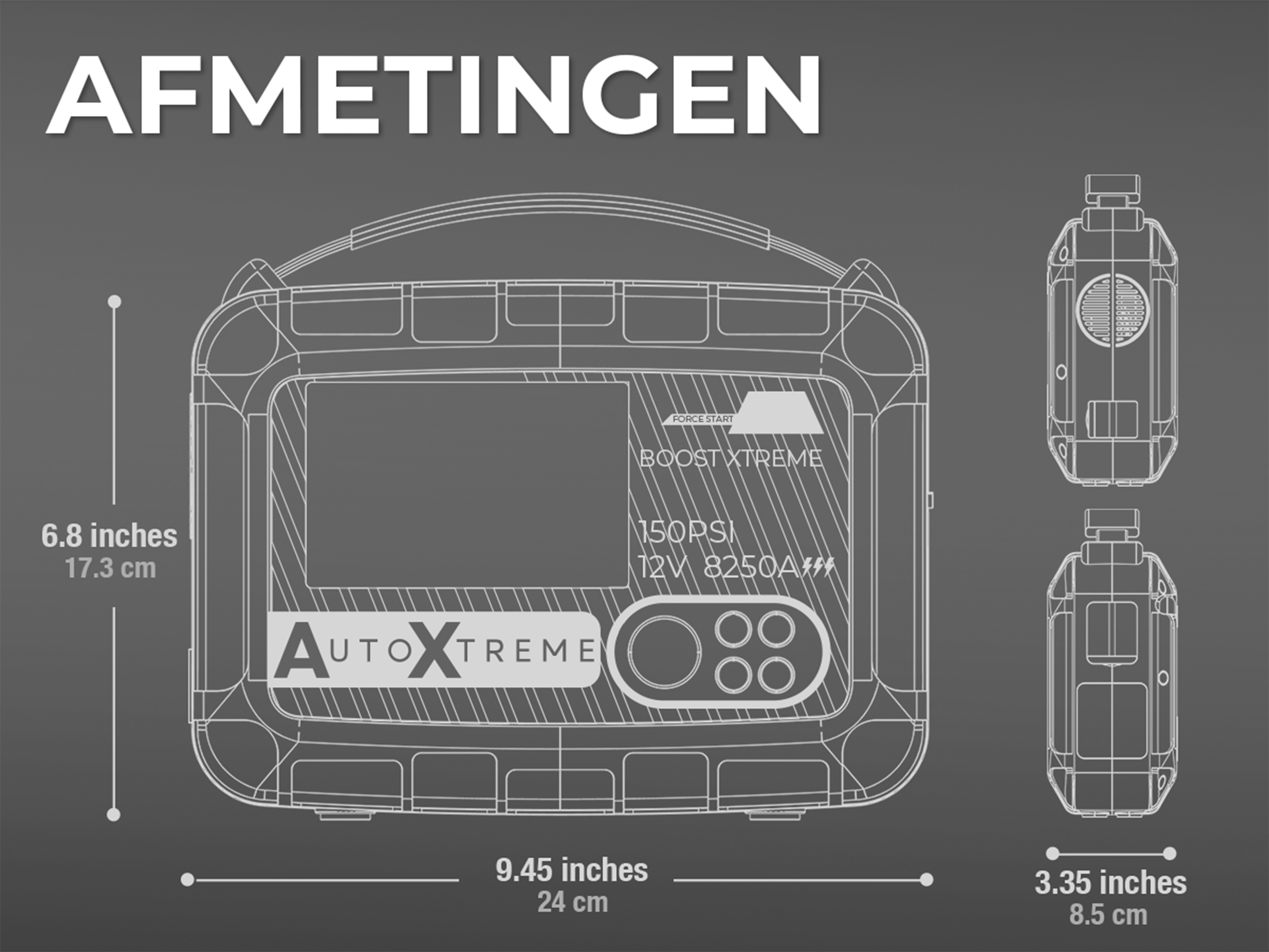 AutoXtreme Boost Xtreme - Compresseur de démarrage rapide