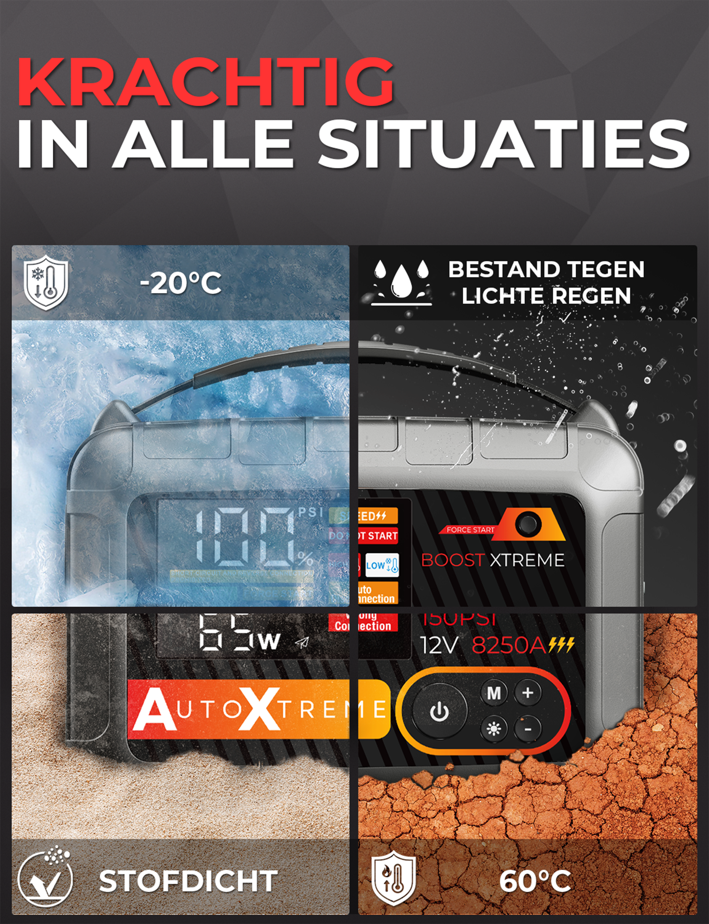 AutoXtreme Boost Xtreme - Compresseur de démarrage rapide