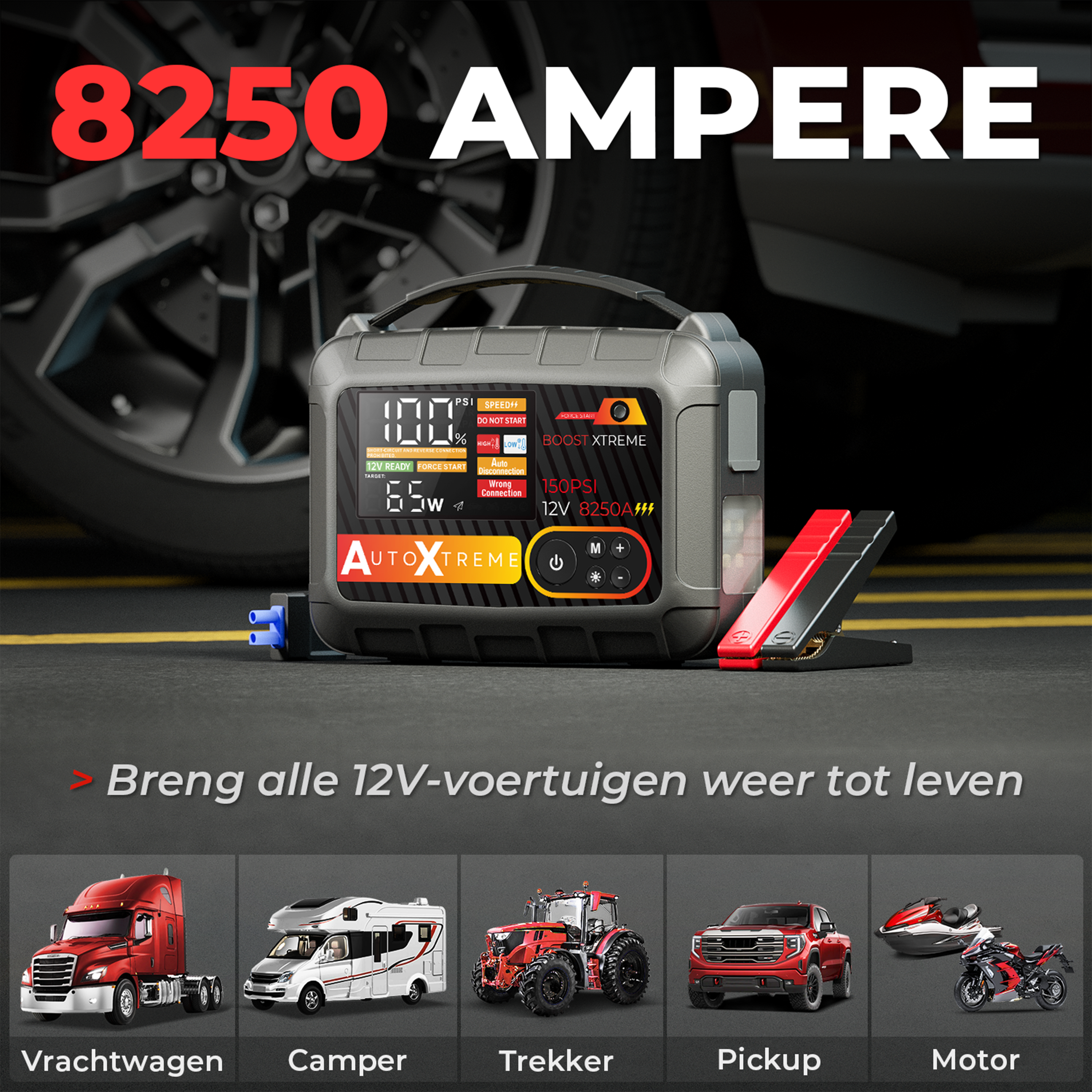 AutoXtreme Boost Xtreme - Compresseur de démarrage rapide