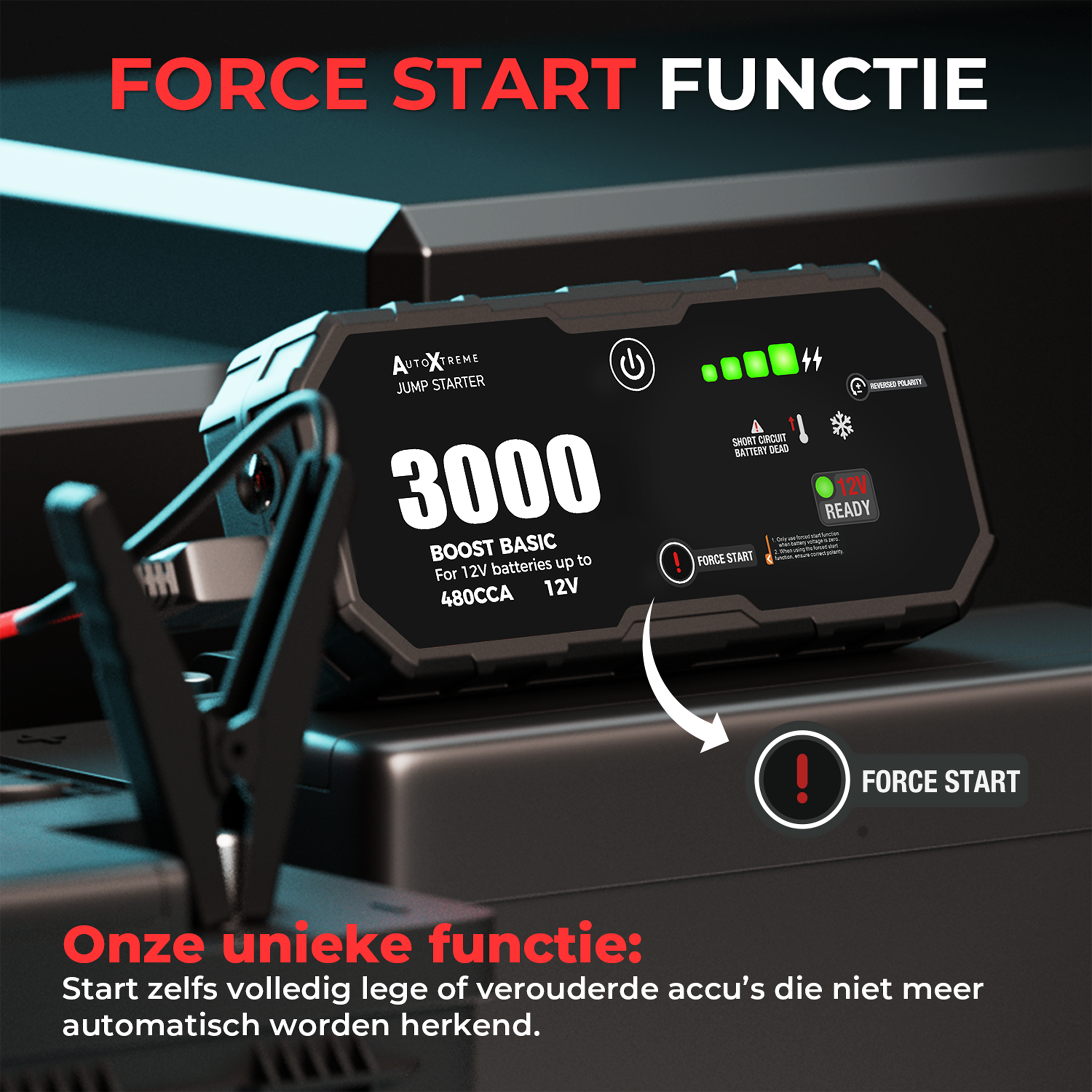Boost Basic 3000 - 480 CCA - jumpstarter
