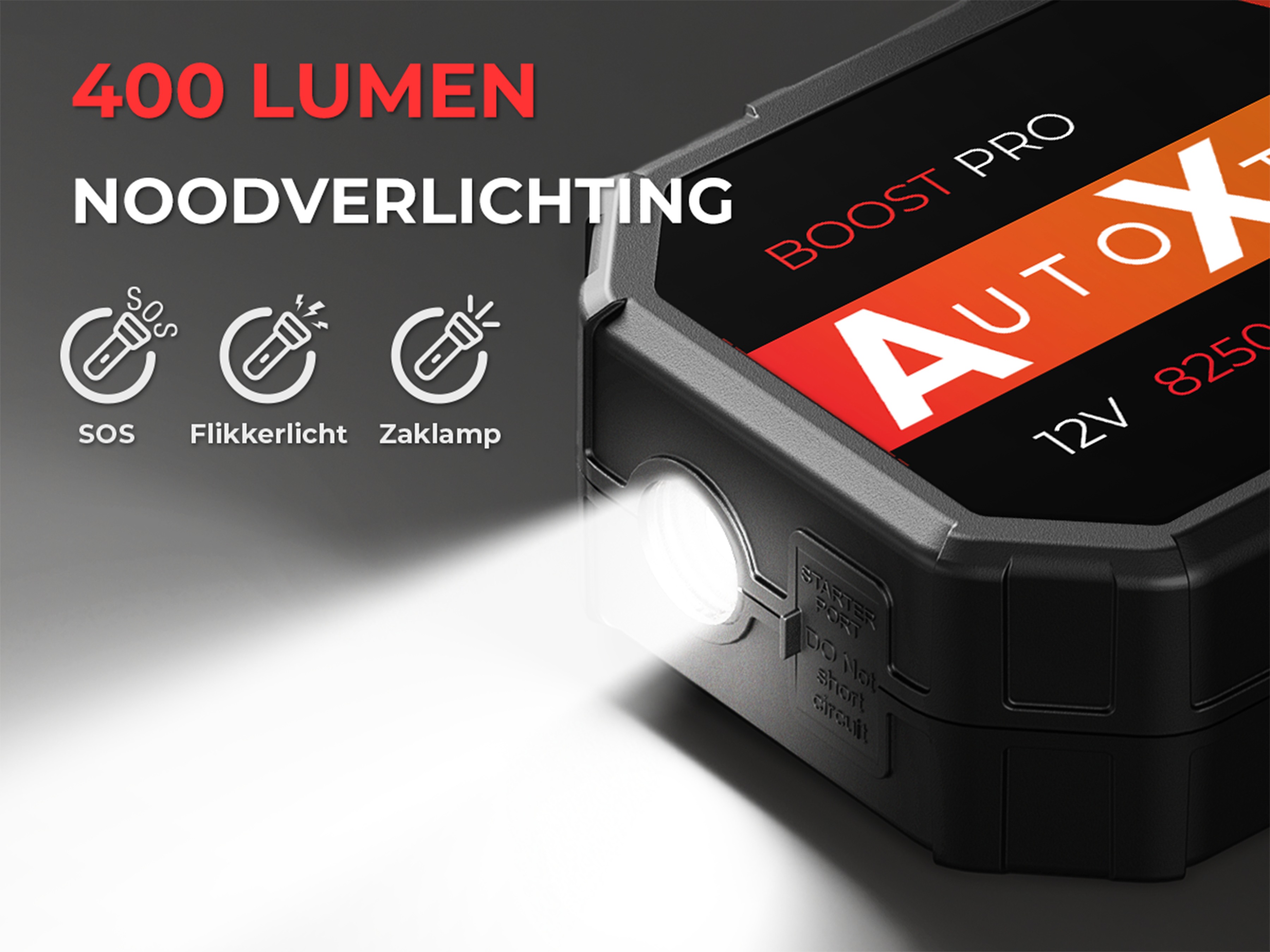 AutoXtreme Boost Pro - Démarreur de secours - 8250 A 12 V