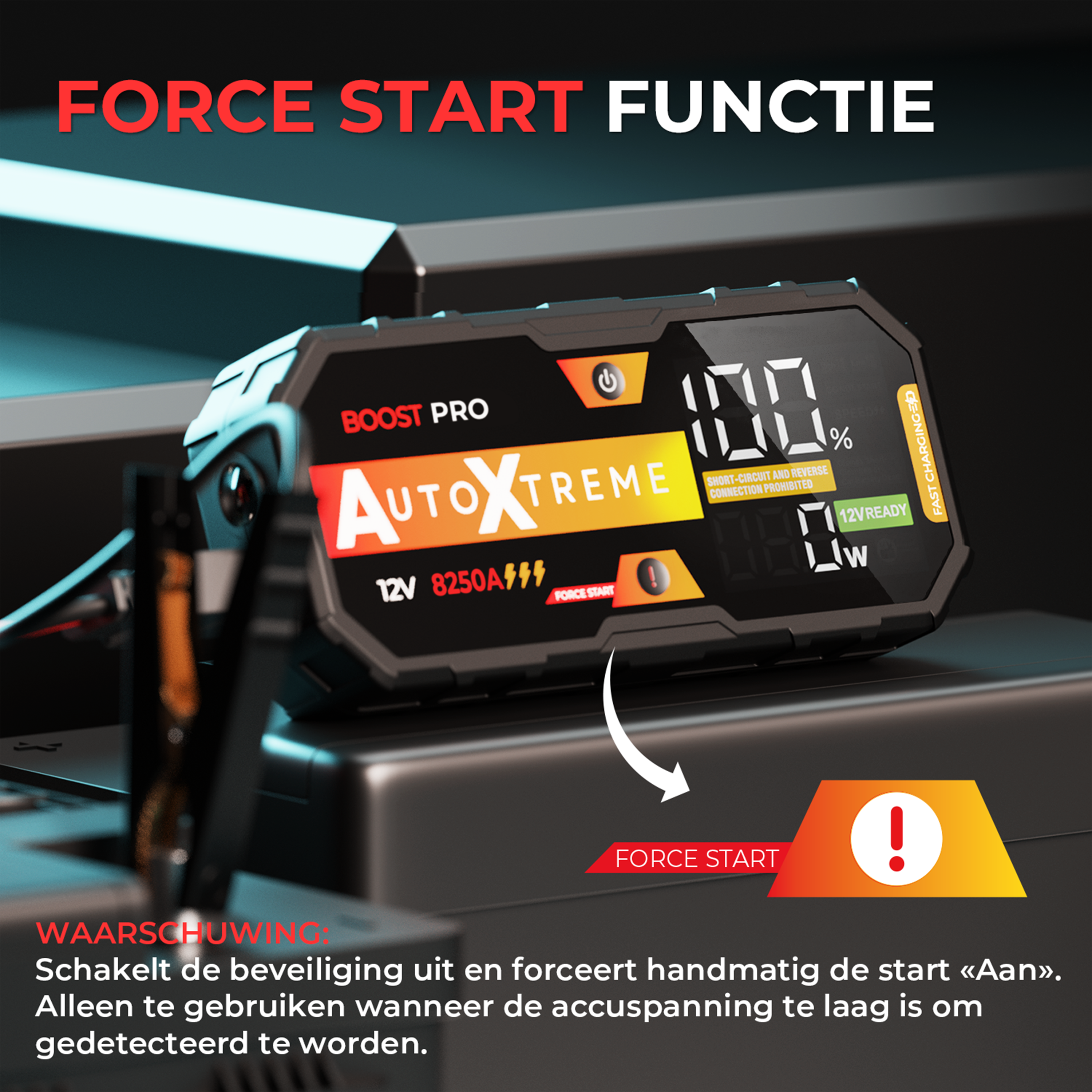 AutoXtreme Boost Pro - Démarreur de secours - 8250 A 12 V