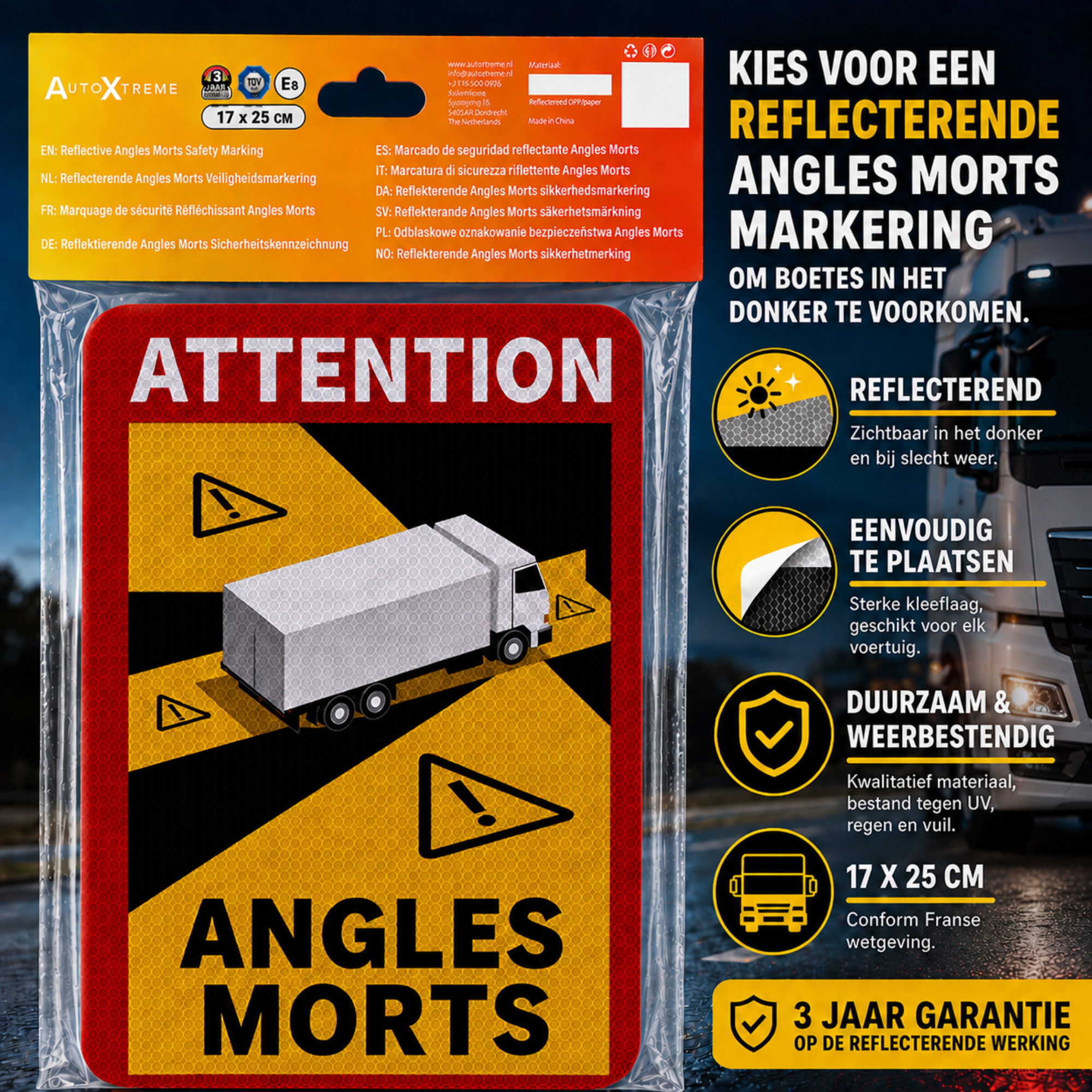 Angles Morts Truck - Sticker