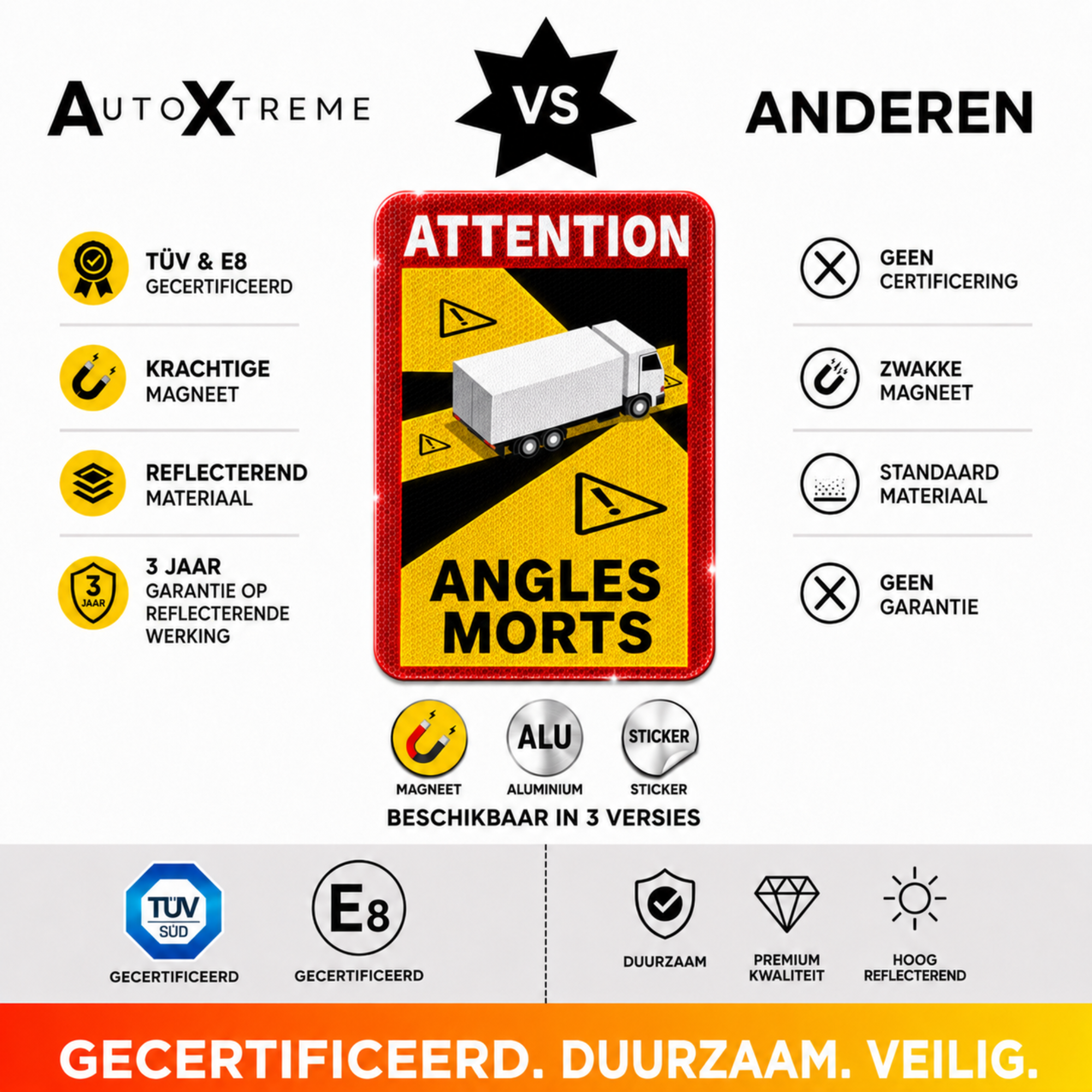 Angles morts Truck - Magneet