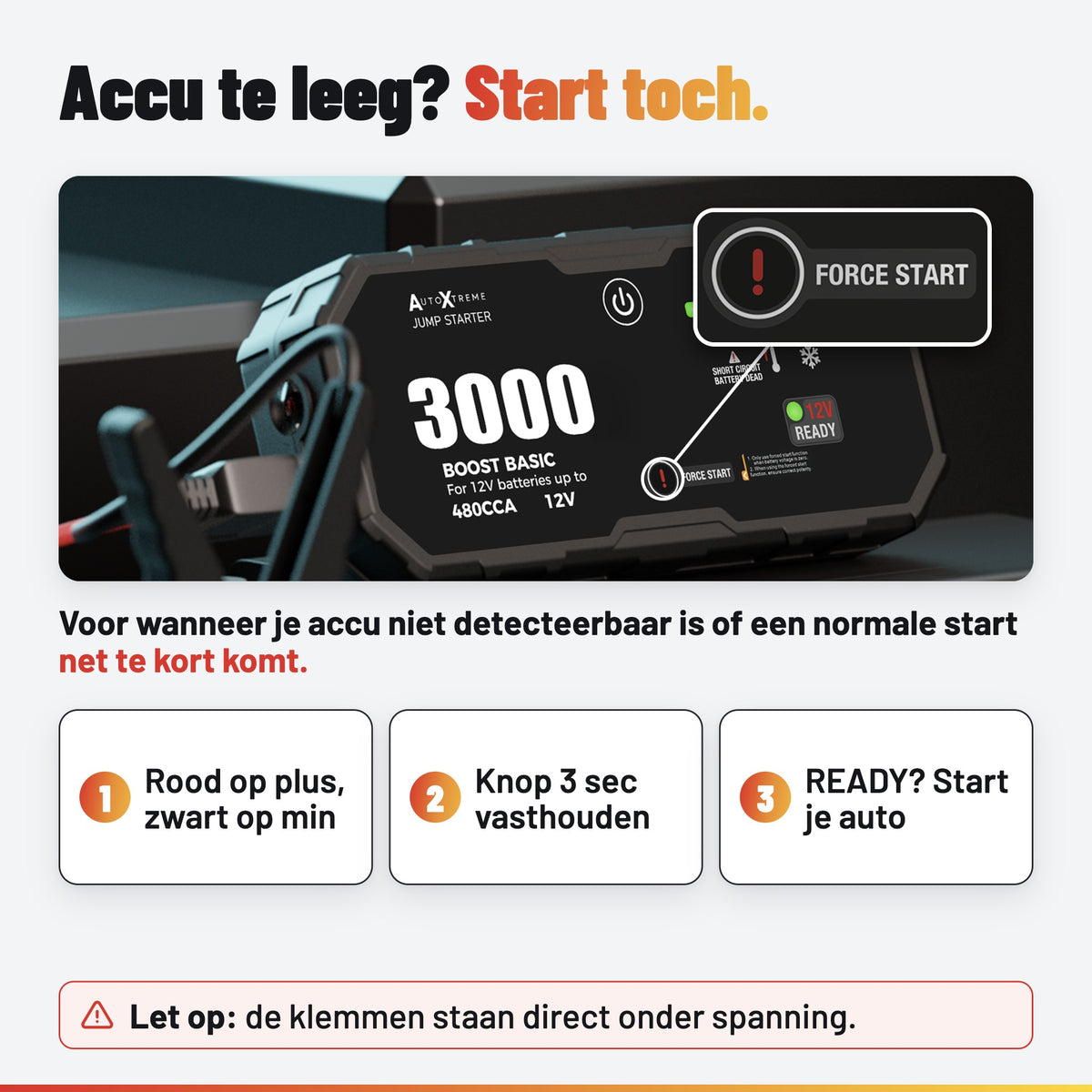 AutoXtreme Boost Basic 3000: force start
