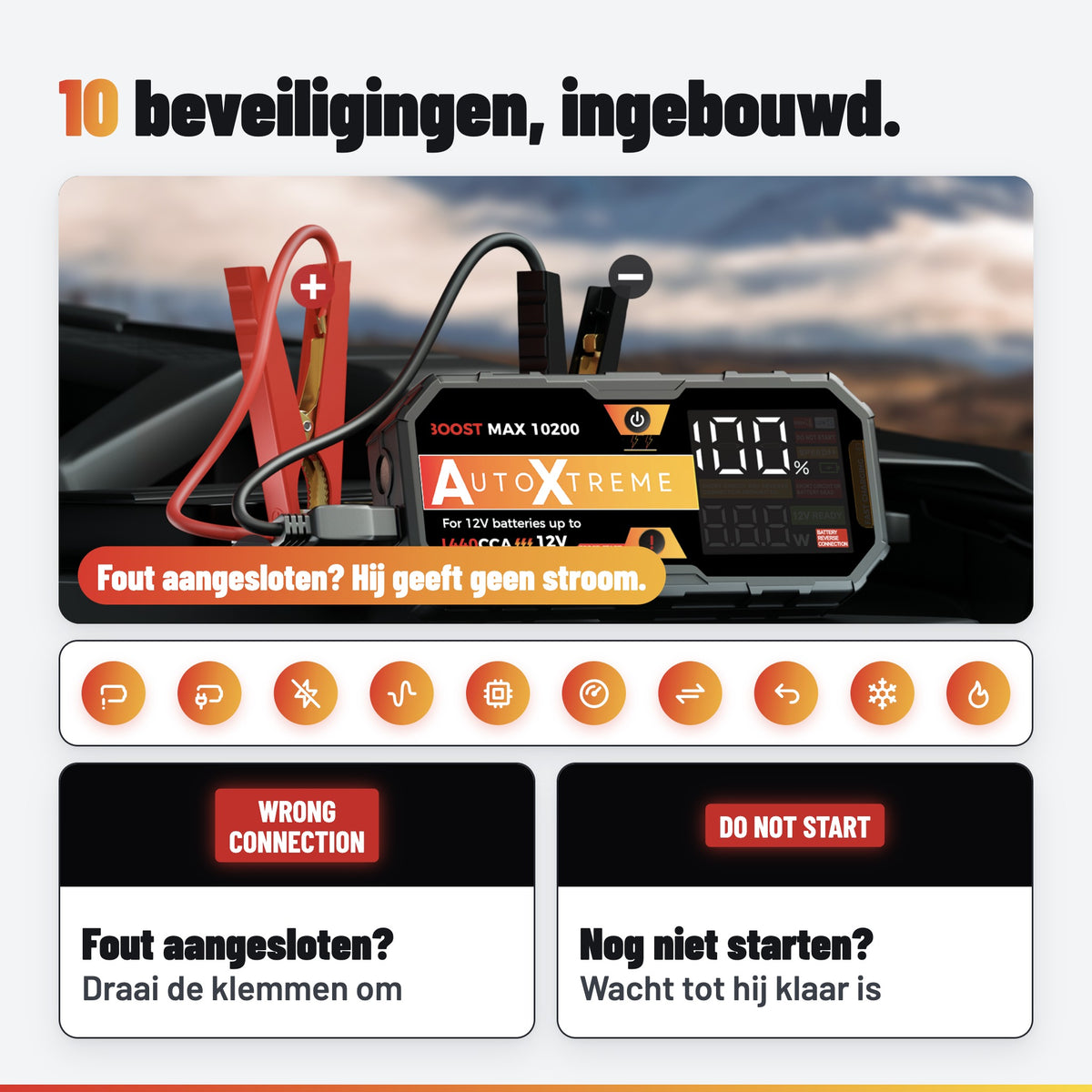 AutoXtreme Boost Max 10200: beveiligingen