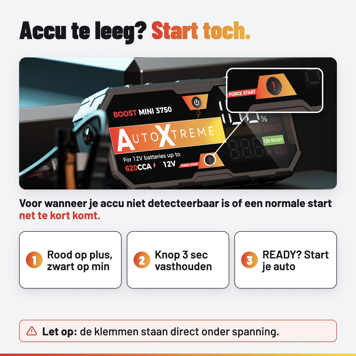 AutoXtreme Boost Mini 3750: force start