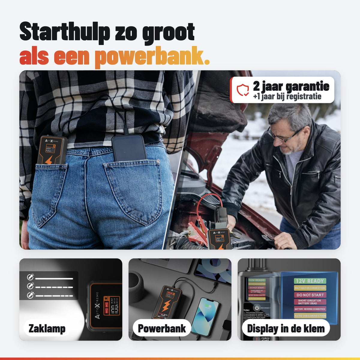 AutoXtreme Boost Slim 16000: wat hij doet