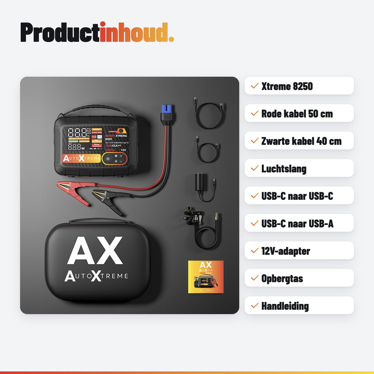 AutoXtreme Boost Xtreme 8250: in de doos