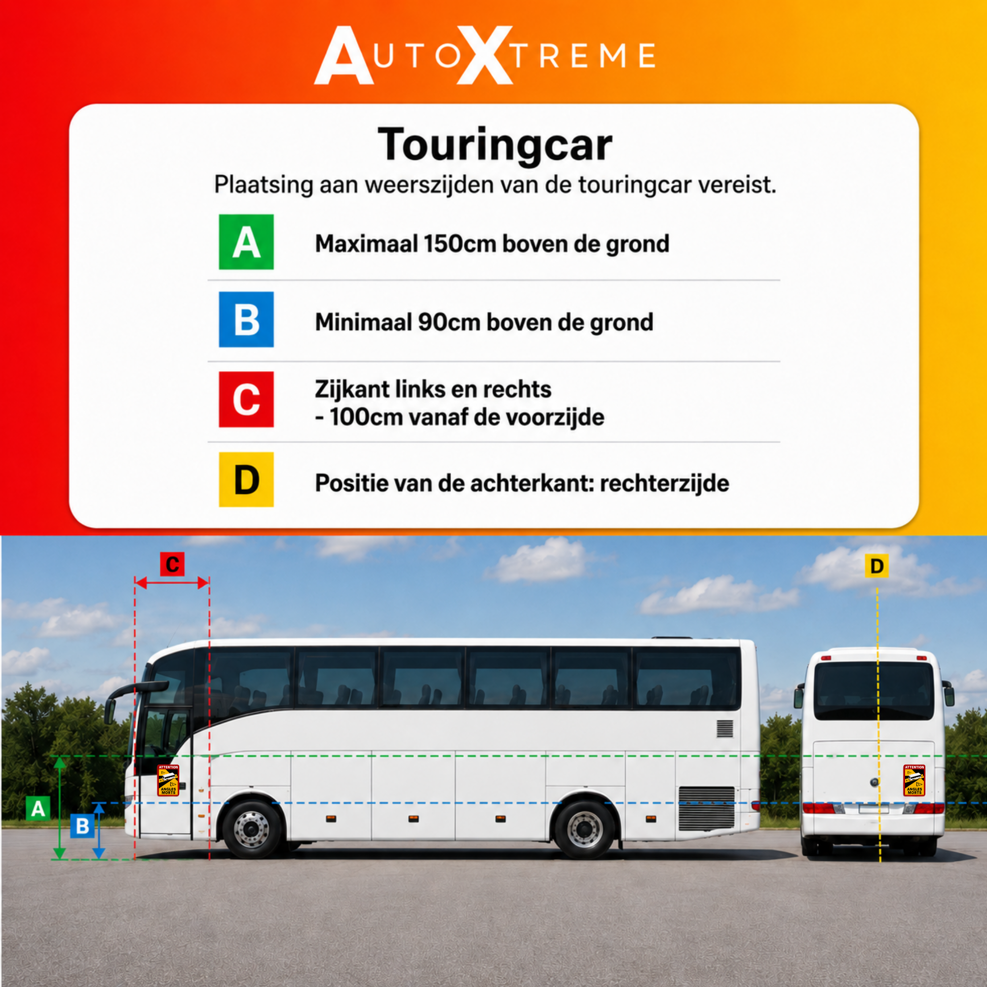 Angles Morts Bus & Camper - Sticker