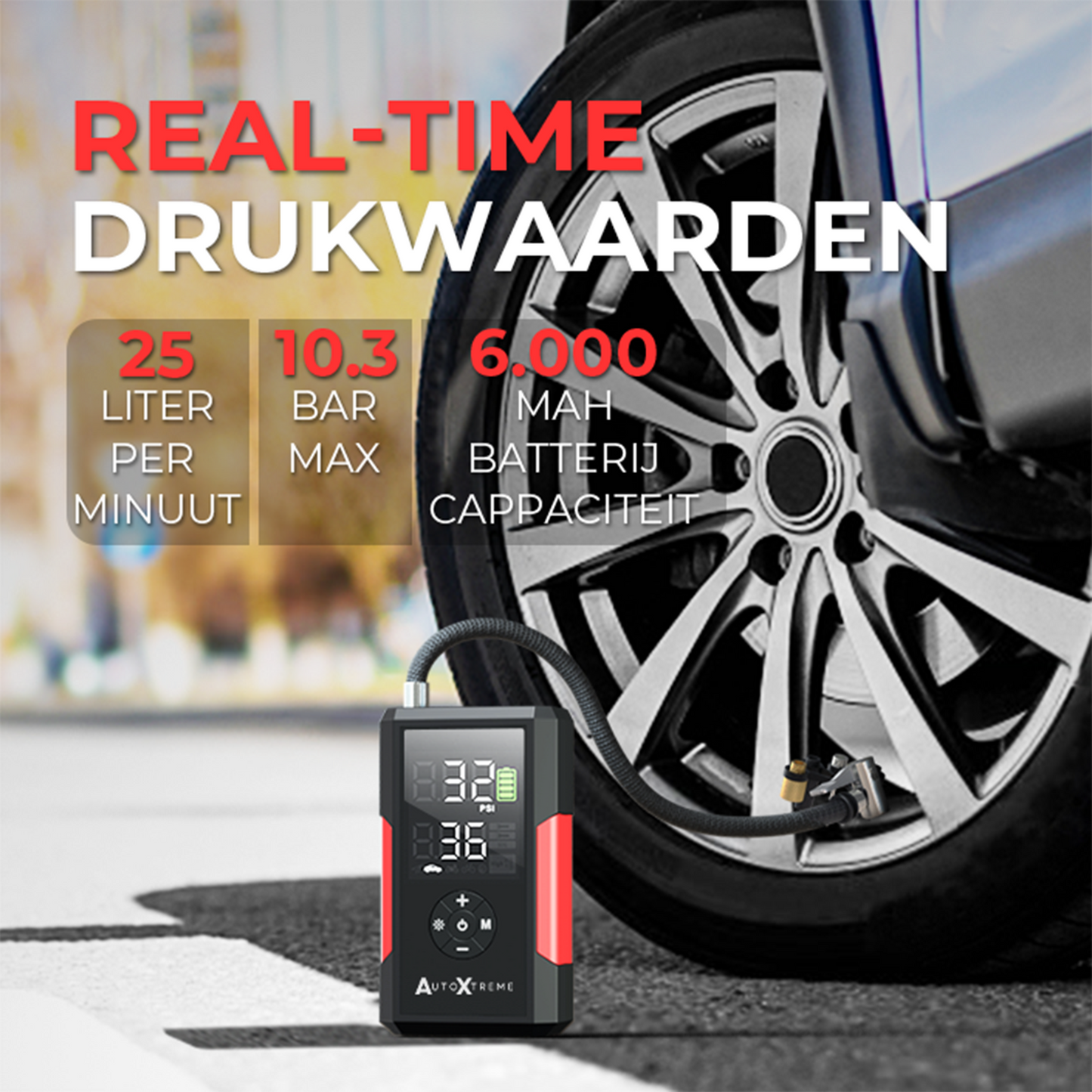 AutoXtreme Air-200 - Luchtcompressor - 12V