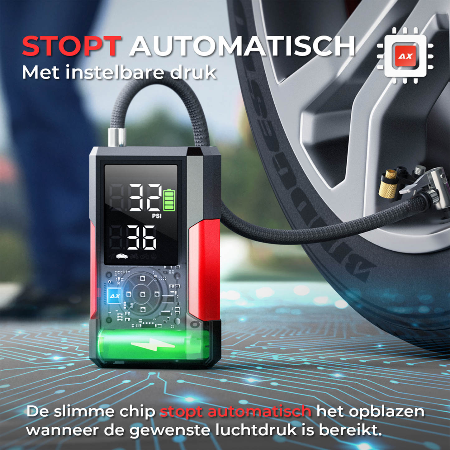 AutoXtreme Air-200 - Luchtcompressor - 12V