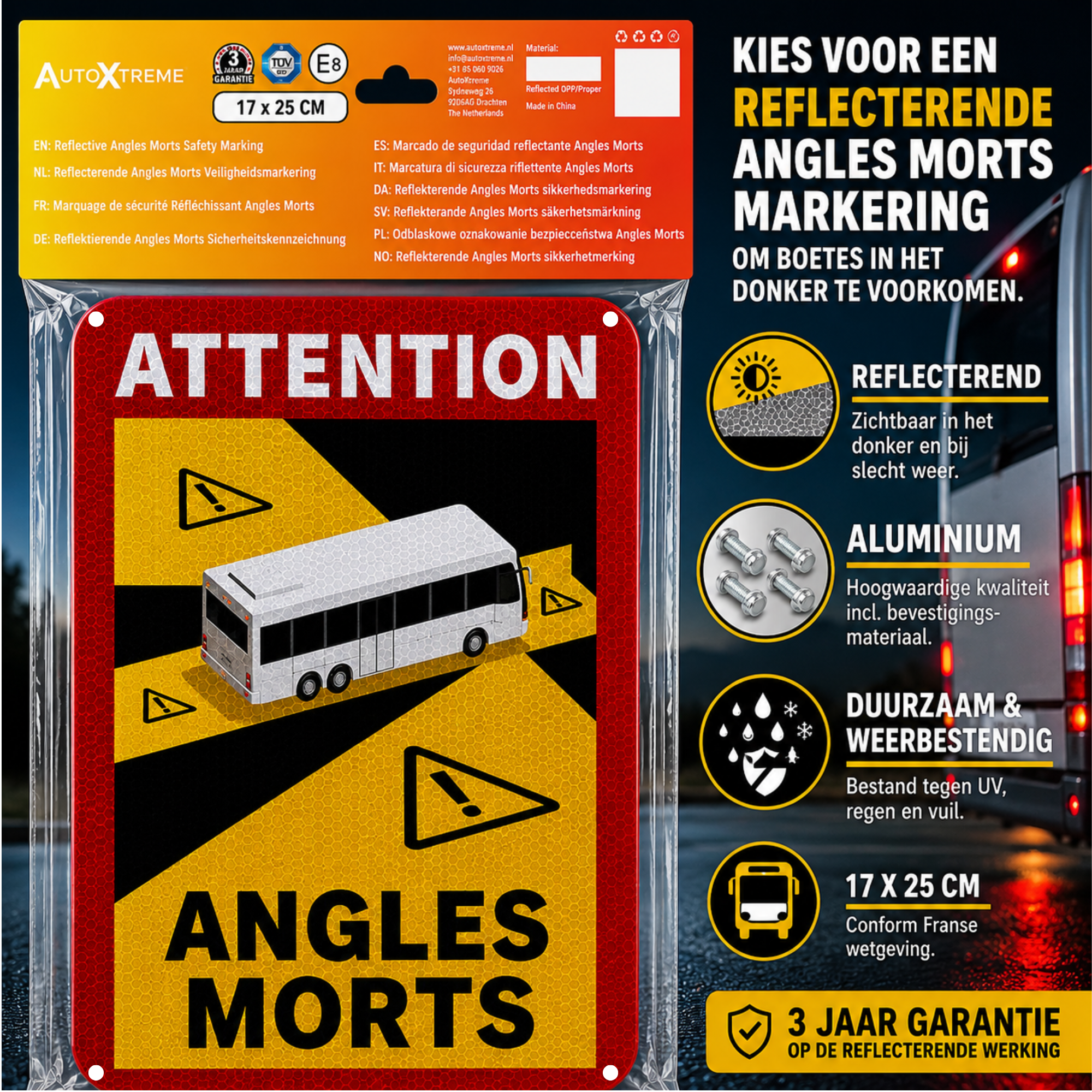 Angles Morts Bus & Camper - Aluminium