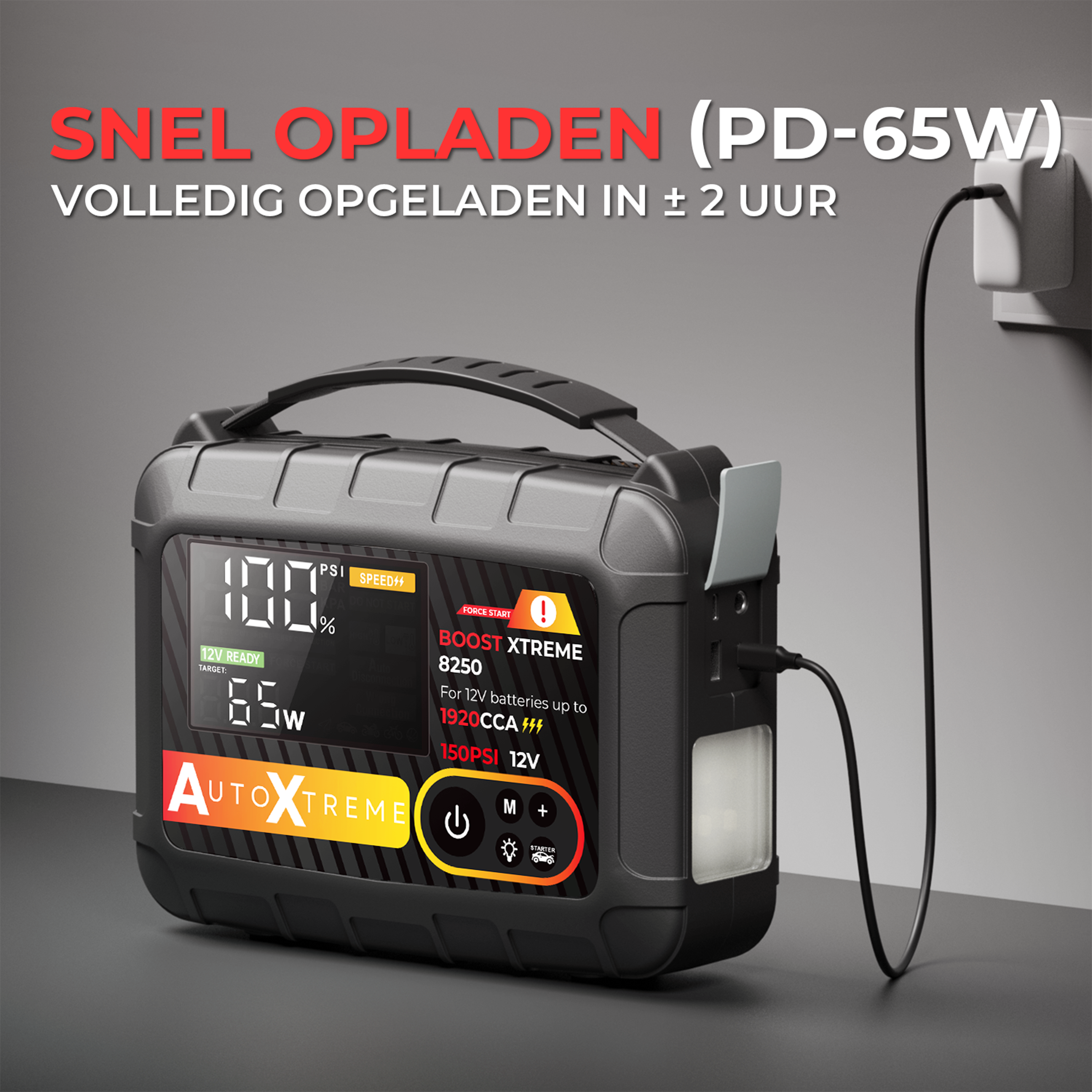 Boost Xtreme 8250 - 1920CCA - Jumpstarter Compressor