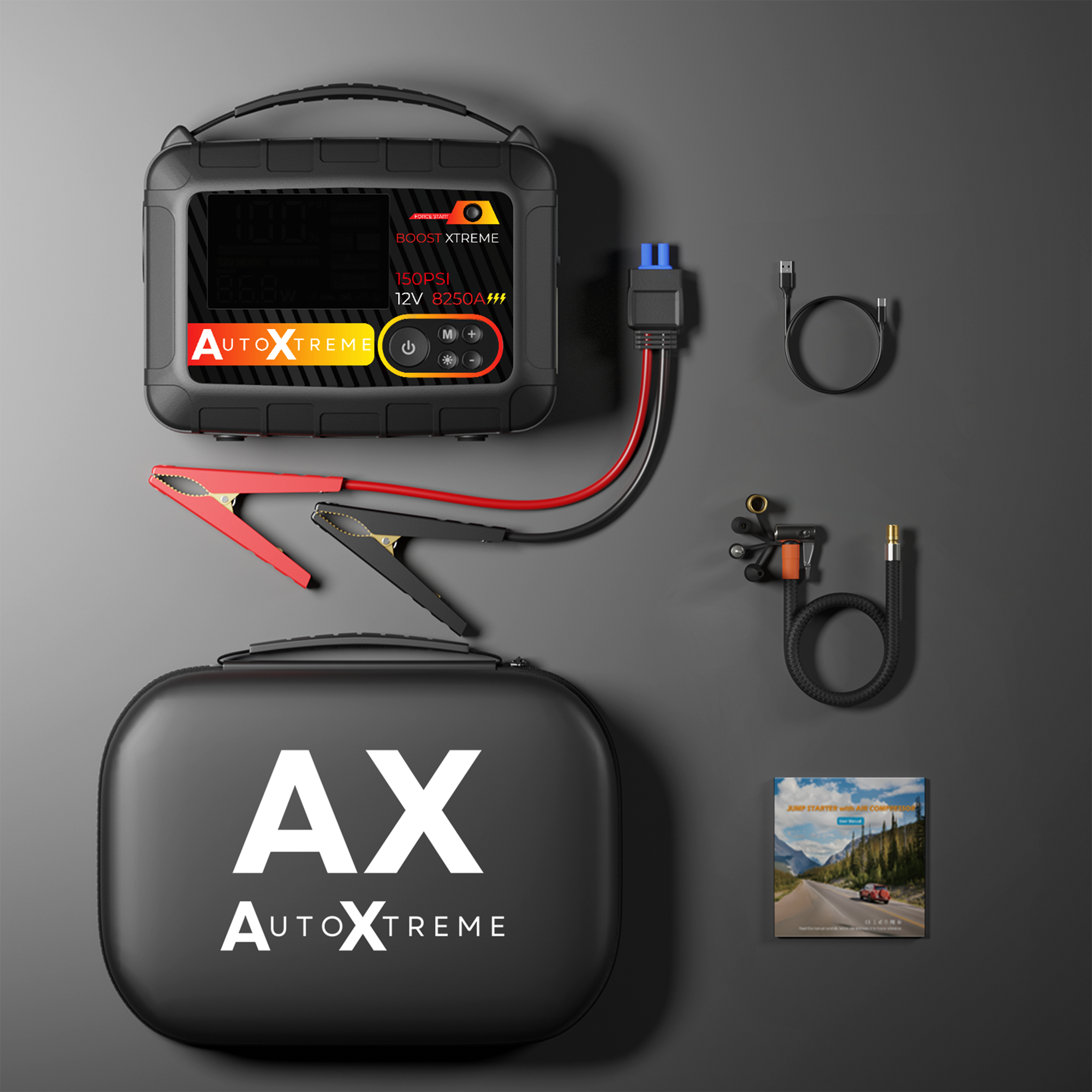 AutoXtreme Boost Xtreme - Compresseur de démarrage rapide