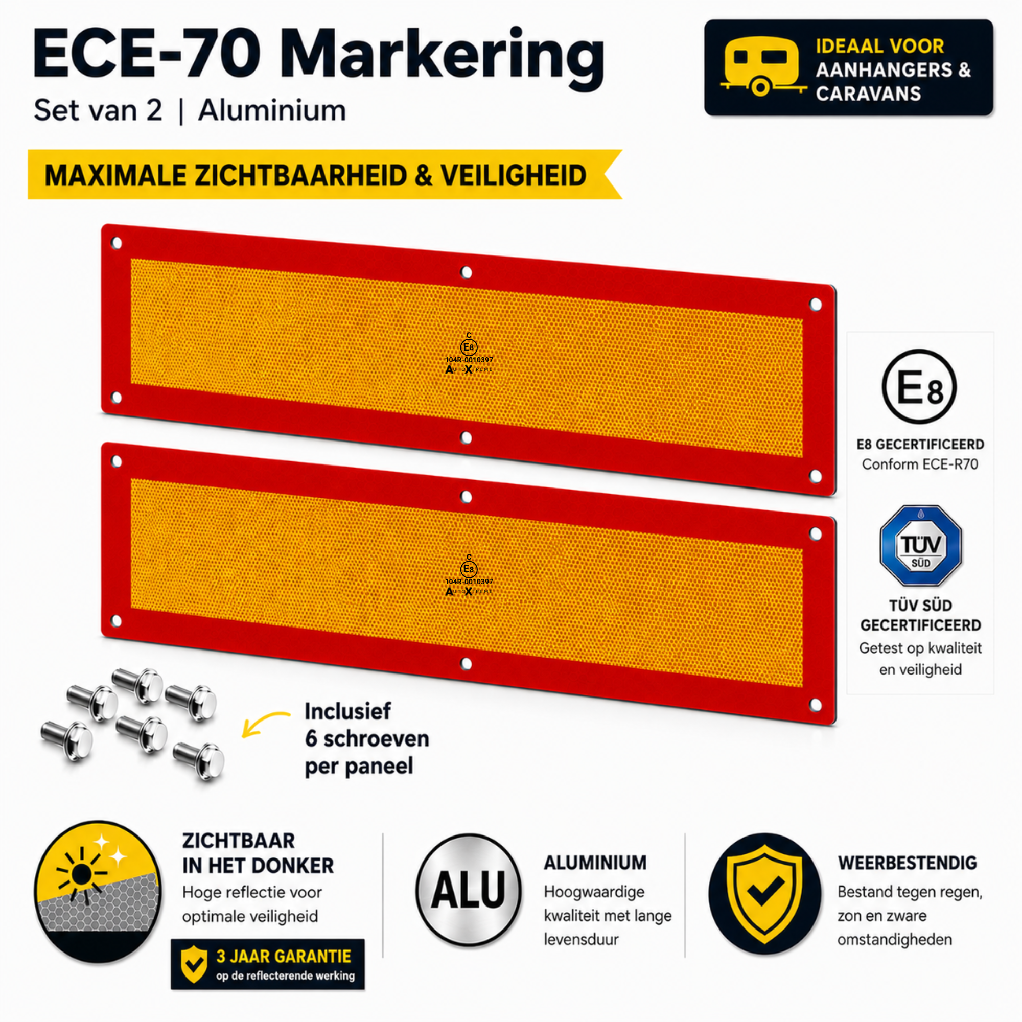 ECE-70 Markering - Aluminium