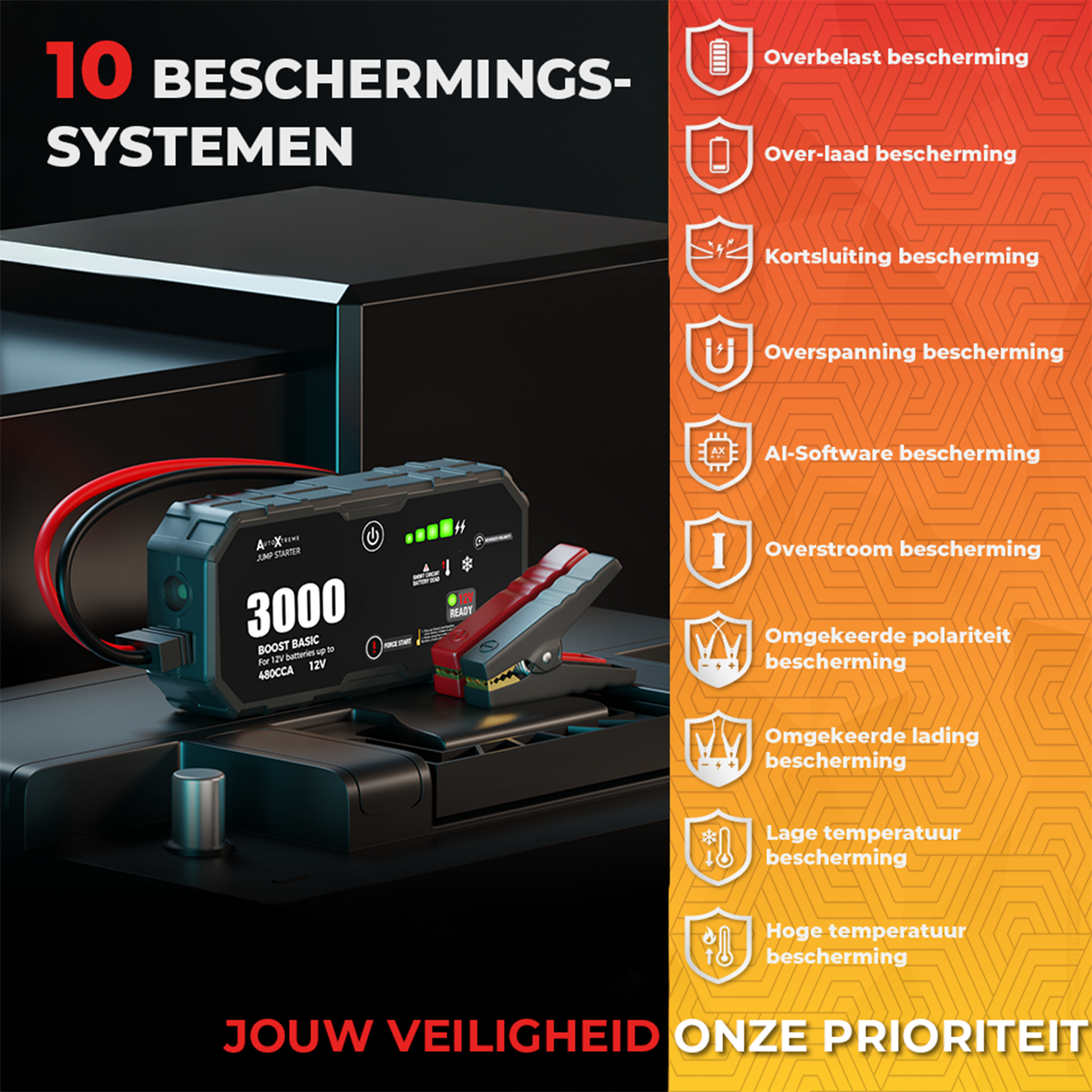 Boost Basic 3000 - 480 CCA - jumpstarter - Pre-order