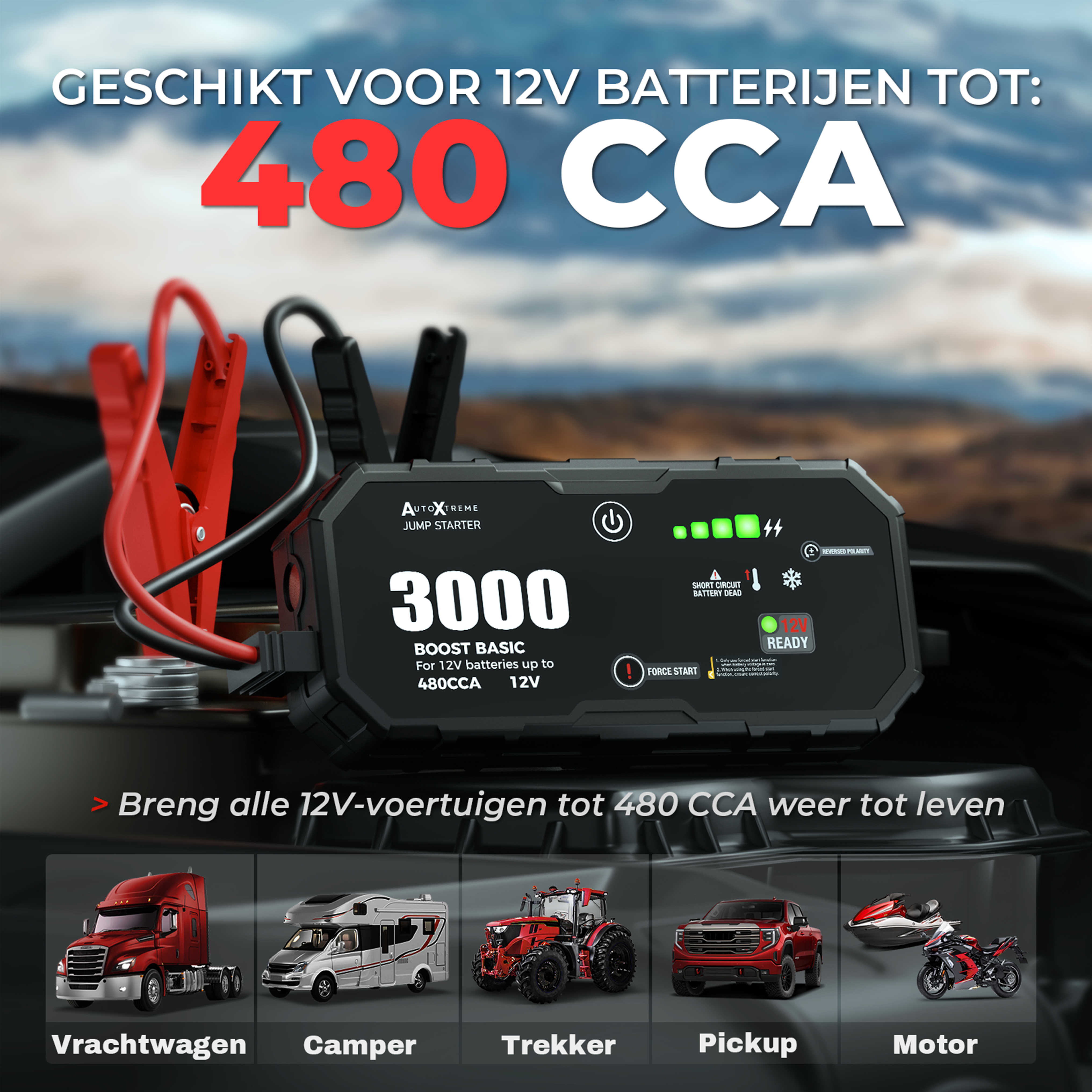Boost Basic 3000 - 480 CCA - jumpstarter - Pre-order