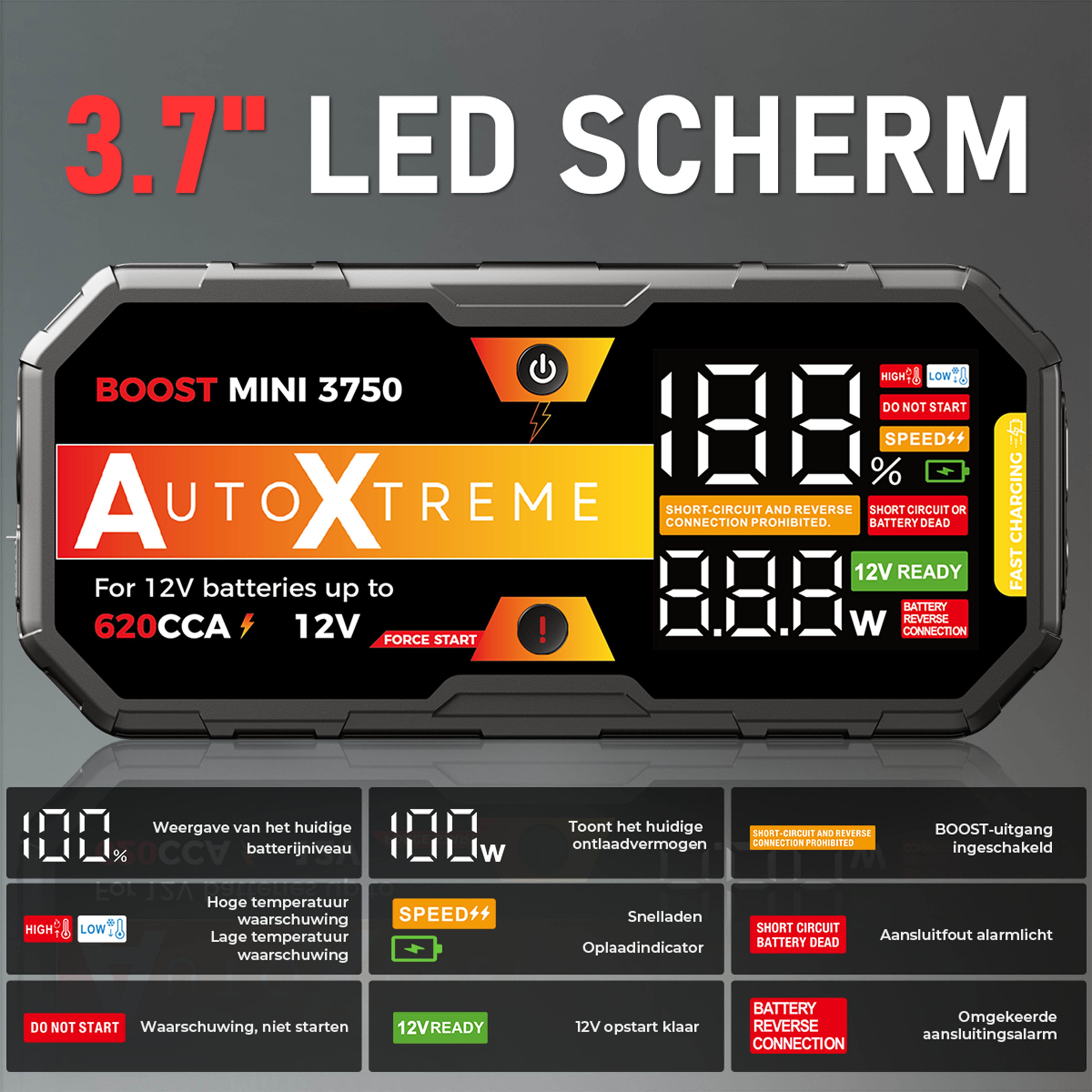 Boost Mini 3750 - 620CCA - Jumpstarter