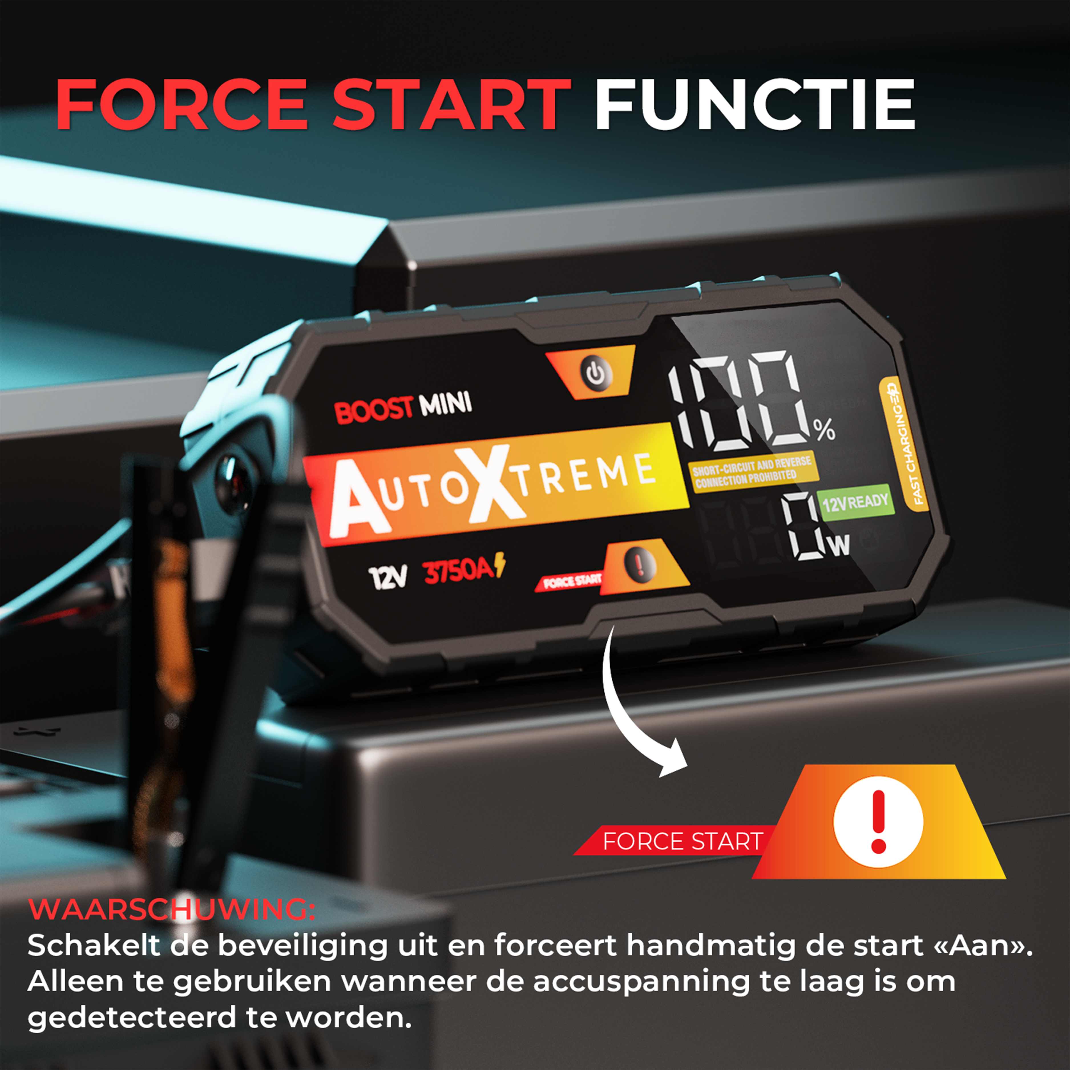 AutoXtreme Boost Mini - Démarreur de secours - 3750 A 12 V
