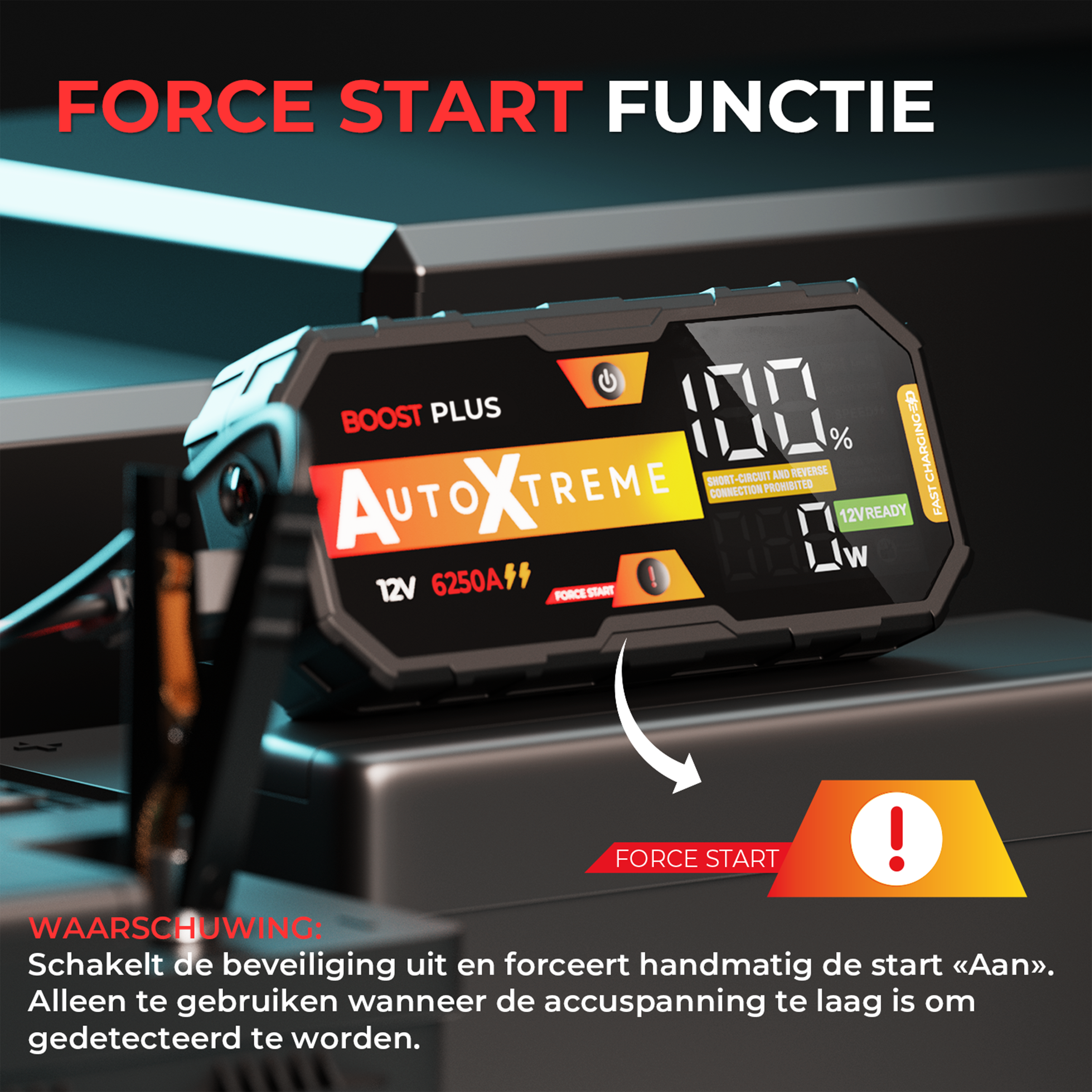 AutoXtreme Boost Plus - Jump starter - 6250A 12V