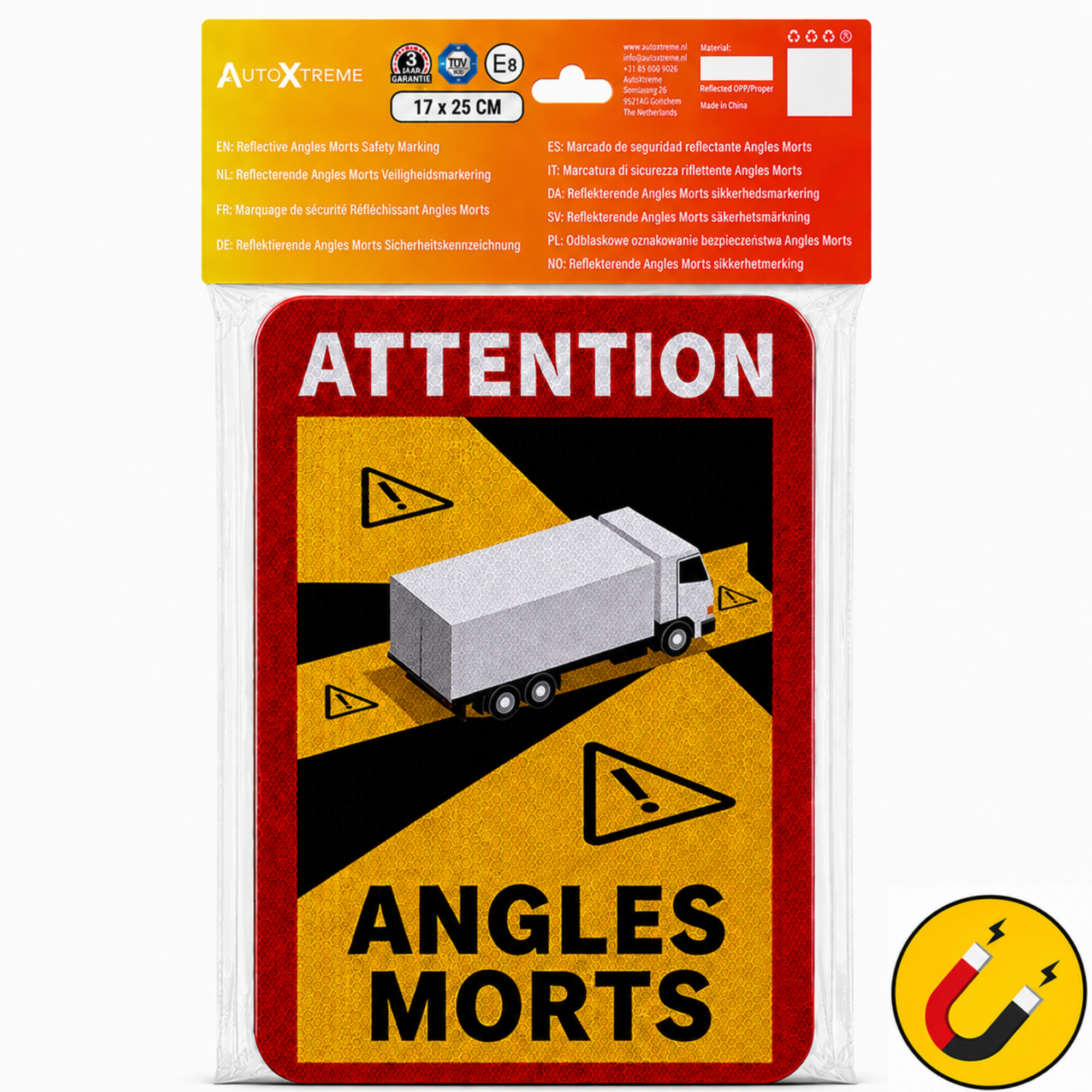Angles morts Truck - Magneet