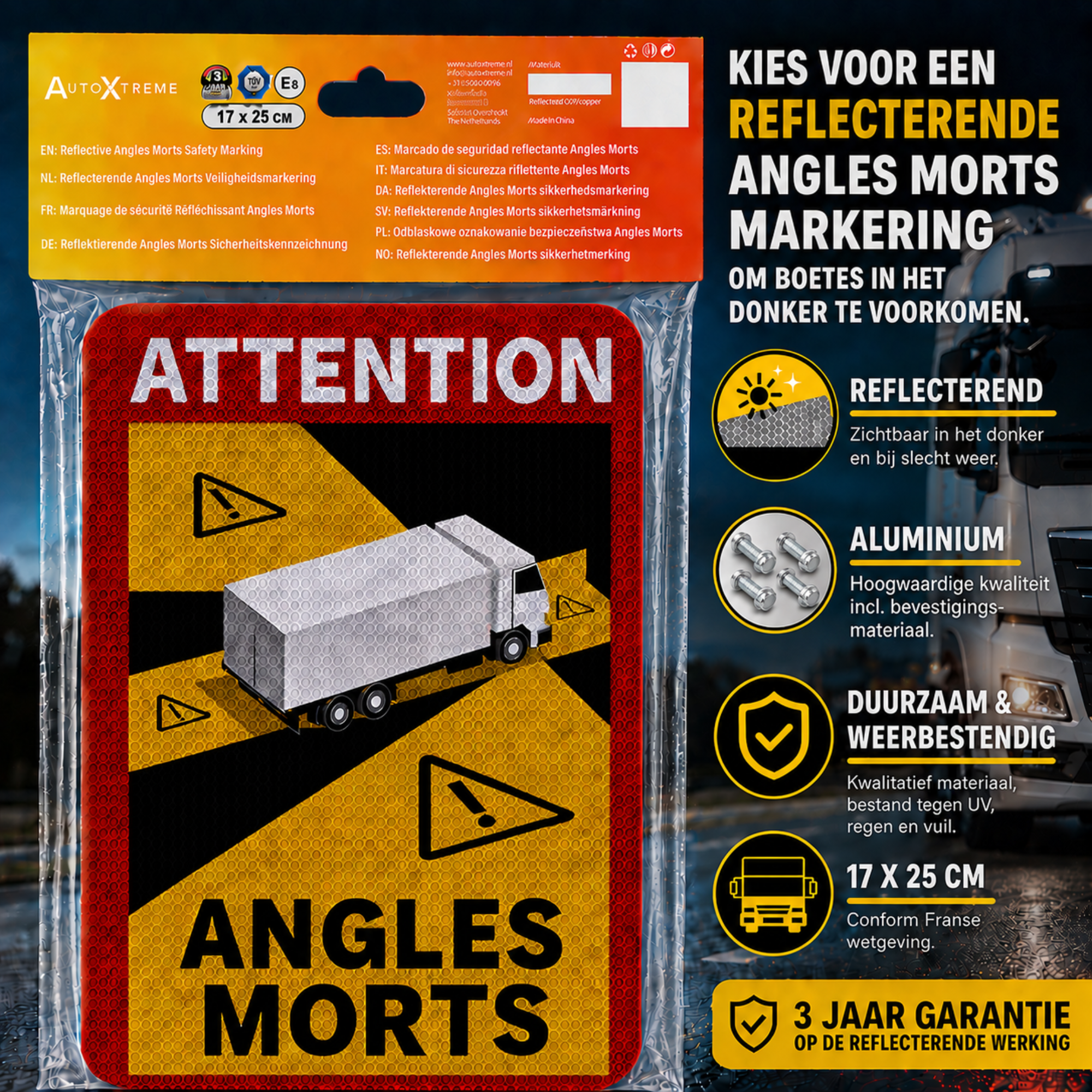 Angles Morts Truck - Aluminium