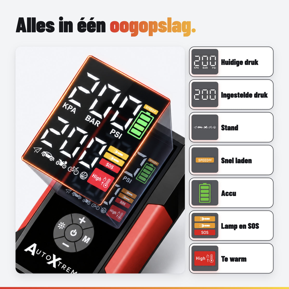 AutoXtreme Air-200: display