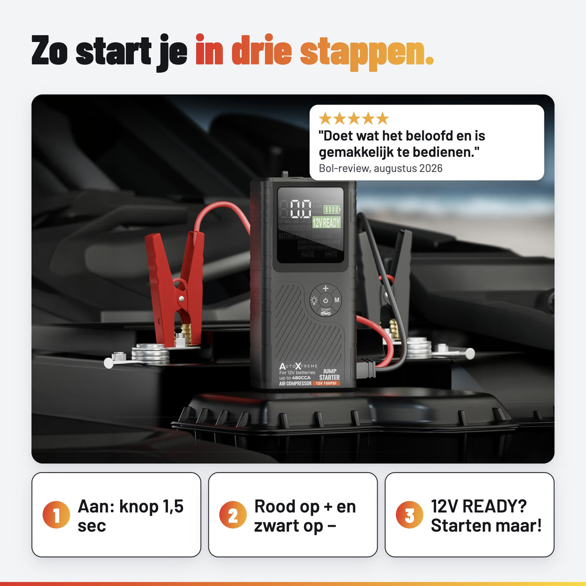 AutoXtreme Boost Air Micro: in gebruik