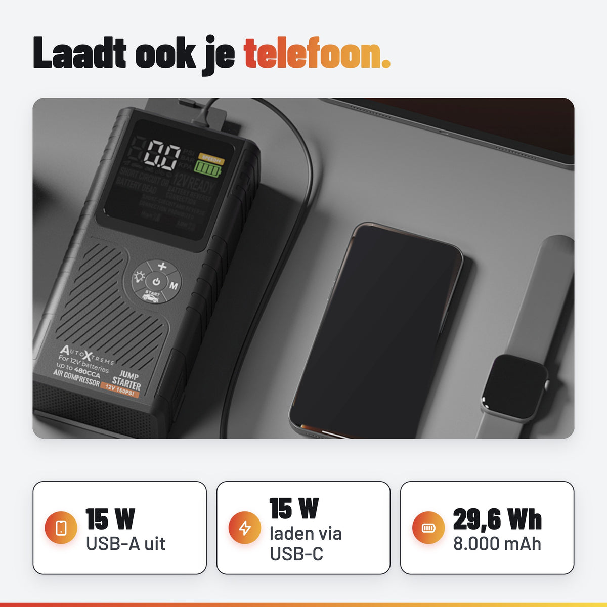 AutoXtreme Boost Air Micro: powerbank