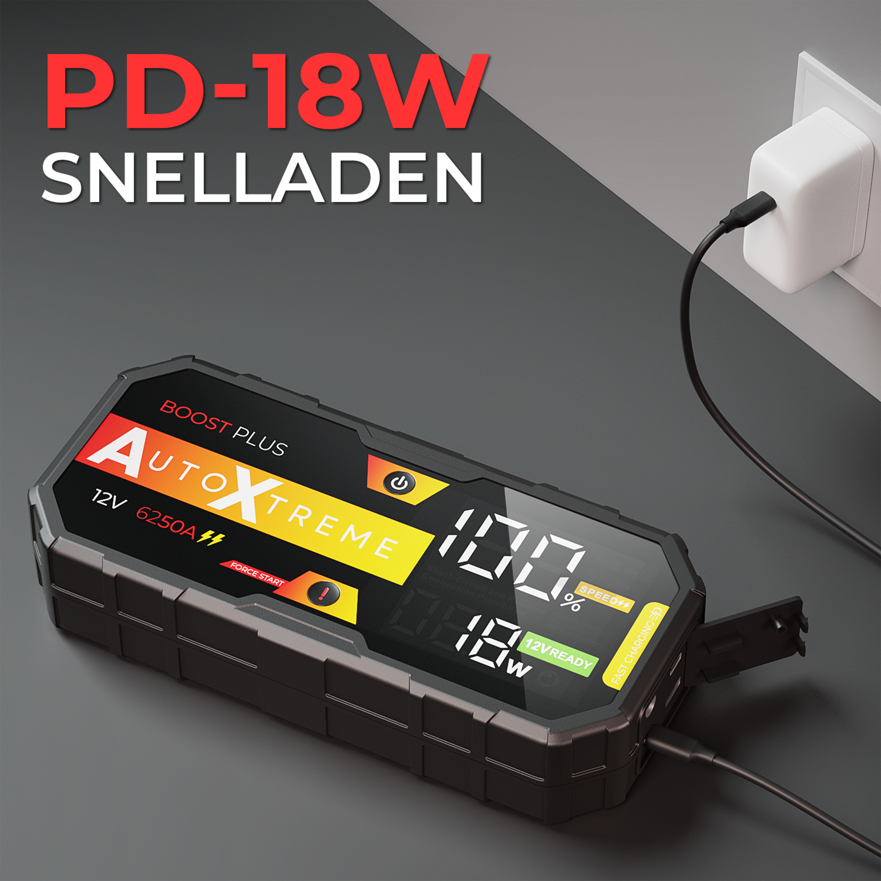 AutoXtreme Boost Plus - Jump starter - 6250A 12V