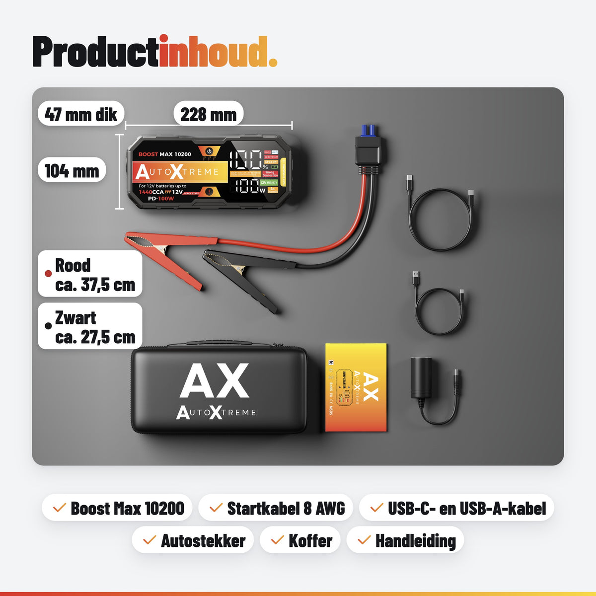 AutoXtreme Boost Max 10200: in de doos