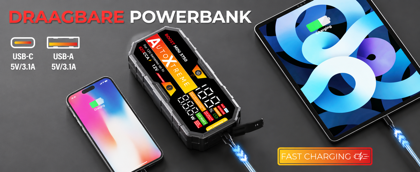 Boost Mini powerbank met USB-uitgang