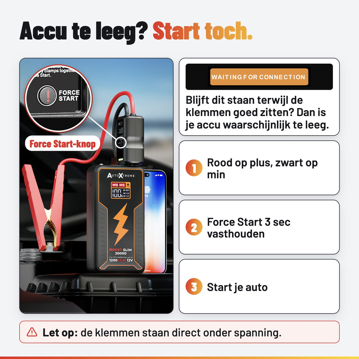 AutoXtreme Boost Slim 20000: force start